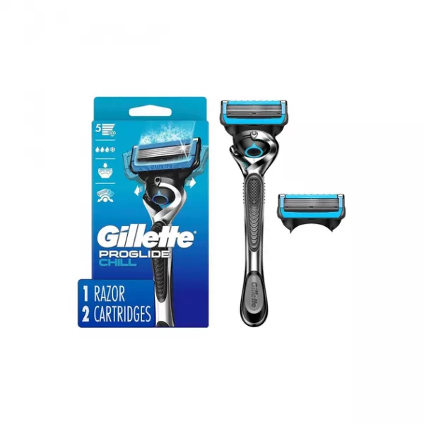 Gillette Fusion ProShield + 2 Replacement Cassettes ������� ��� ������ (1 ������� + 2 ������)