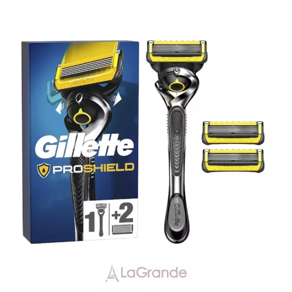 Gillette Proshield Razor + 3 Replacement Cassettes ������ ��� ������ � 3 ������� ��������, ������