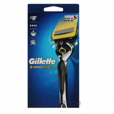 Gillette ProShield + 1 Replacement Cassette    (1  + 1 )