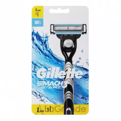 Gillette Mach3 Start + 2 Replacement Cassettes    3     (+ 2 )