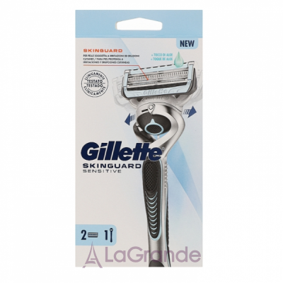 Gillette SkinGuard Sensitive + 2 Replacement Cassettes        2  