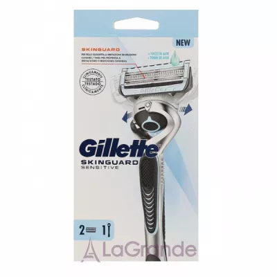 Gillette SkinGuard Sensitive + 2 Replacement Cassettes        2  