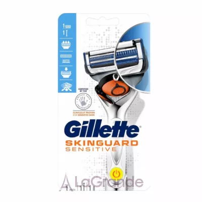 Gillette SkinGuard Sensitive + 1 Replacement Cassette      ,  1  ,  