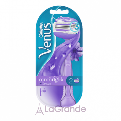 Gillette Venus Breeze + 2 Replacement Cassettes    ,  2  