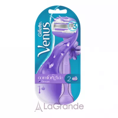 Gillette Venus Breeze + 2 Replacement Cassettes    ,  2  
