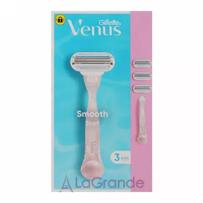 Gillette Venus Smooth Start + 3 Replacement Cassettes        (+ 3 )
