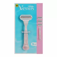 Gillette Venus Smooth Start + 3 Replacement Cassettes ������ ��� ������ � ����������� ���� �������� (+ 3 ��������)