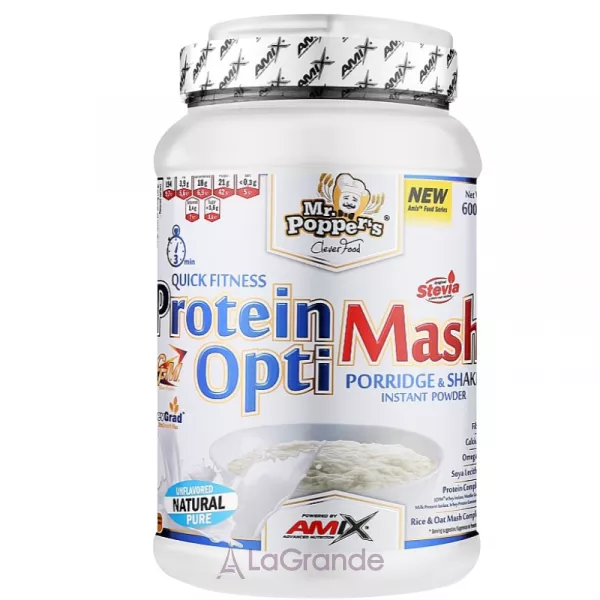 Amix Mr.Popper's Protein OptiMash Natural ����� ����������� ��� ��� � ��������� 