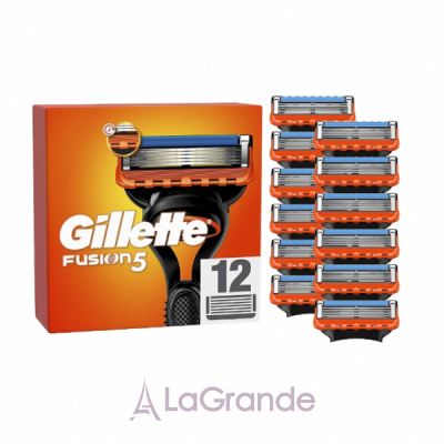 Gillette Fusion 5 Original 12 Replacement Cassettes         (12 .)