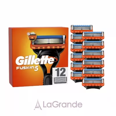 Gillette Fusion 5 Original 12 Replacement Cassettes         (12 .)
