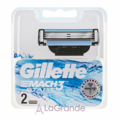 Gillette Mach3 Start 2 Replacement Cassettes ����� ������ ��� ������ � �������� �������� (2 ��.)
