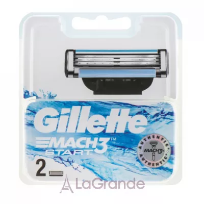 Gillette Mach3 Start 2 Replacement Cassettes ����� ������ ��� ������ � �������� �������� (2 ��.)