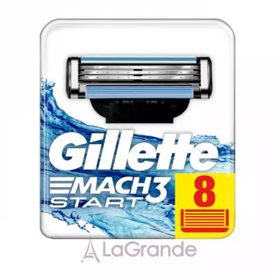 Gillette Mach3 Start 8 Replacement Cassettes        (8 .)