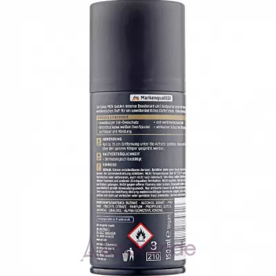 Balea Men Golden Intense Deodorant -  