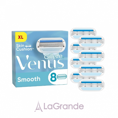 Gillette Venus Smooth Skin Cushion 8 Replacement Cassettes        , 8 .