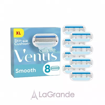 Gillette Venus Smooth Skin Cushion 8 Replacement Cassettes        , 8 .