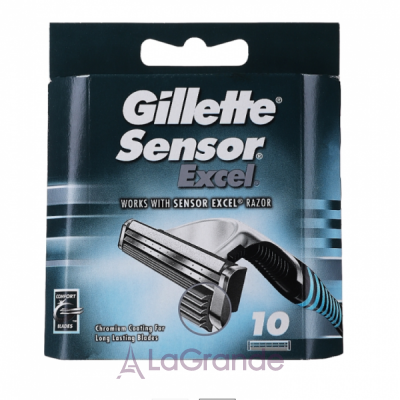 Gillette Slalom Sensor Excel 10 Replacement Cassettes       , 10 .