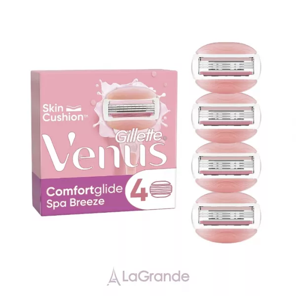 Gillette Venus SPA Breeze 4 Replacement Cassettes ����� ������ ��� ������ � �볺�, ���������� �������� ����� ���, 4 ��.