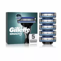 Gillette Mach3 5 Replacement Cassettes ������� ������� ��� ������ � ����� �������� (5 ��.)