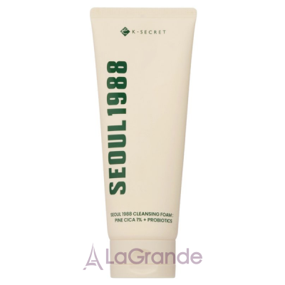 K-Secret Seoul 1988 Cleansing Foam Pine Cica 1% + Probiotics     CICA  BHA