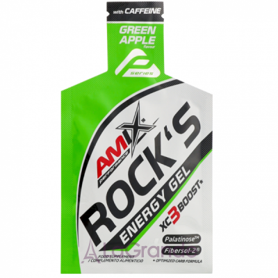 Amix Performance Amix Rock's Gel With Caffeine Green Apple     