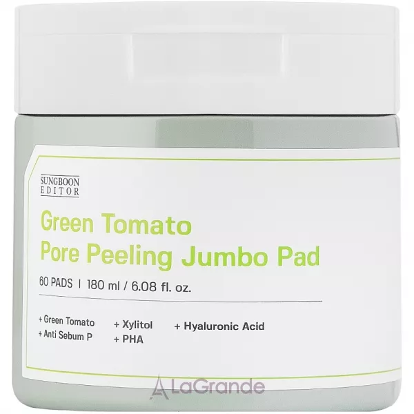Sungboon Editor Green Tomato Pore Peeling Jumbo Pad ������-���� ��� ����