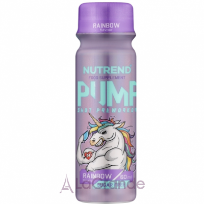 Nutrend Pump Shot Preworkout Rainbow Flavour  -   