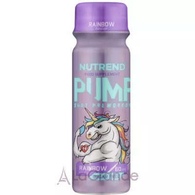 Nutrend Pump Shot Preworkout Rainbow Flavour  -   