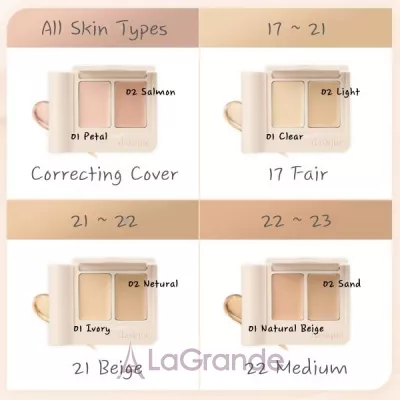 Dasique Pro Cover Dual Concealer Palette   