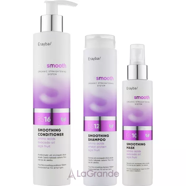 Erayba Bio Smooth Smoothing After Care ���� ��� ������� (shmp/250ml + cond/250ml + mask/150ml)