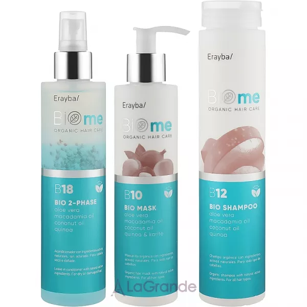 Erayba BIOme Organic Hair Care ����� ��� ����� (shmp/250ml + spray/200ml + mask/200ml)