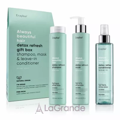 Erayba ABH Detox Refresh Gift Box    (shmp/250ml + mask/250ml + cond/200ml)