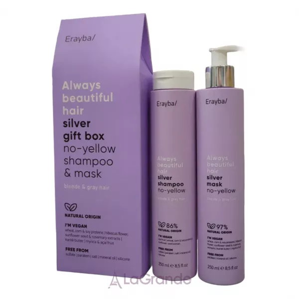 Erayba ABH Silver Gift Box ���� ��� ������������ �������� ������� (shmp/250ml + mask/250ml)