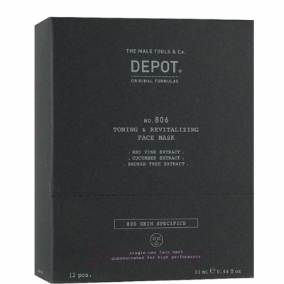 Depot No 806 Toning & Revitalizing Face Mask      