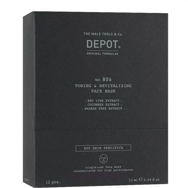 Depot No 806 Toning & Revitalizing Face Mask ����� ��������� ��� ������� �� ��