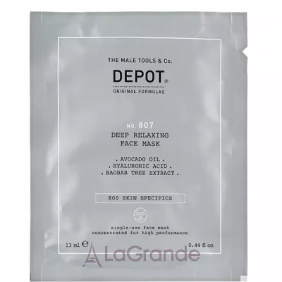 Depot No 807 Deep Relaxing Face Mask      