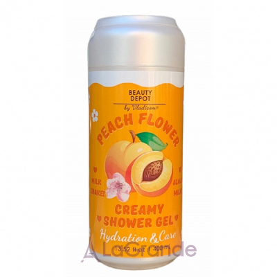 Vladicom Beauty Depot Creamy Shower Gel Peach Flower    