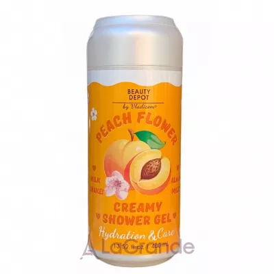 Vladicom Beauty Depot Creamy Shower Gel Peach Flower    