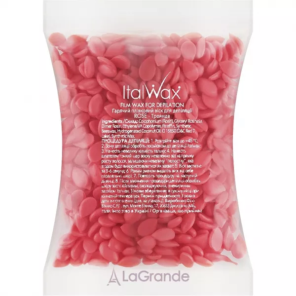 ItalWax Hot Film Wax For Depilaton Rose ���� ��� ��������� ��������� � �������� 