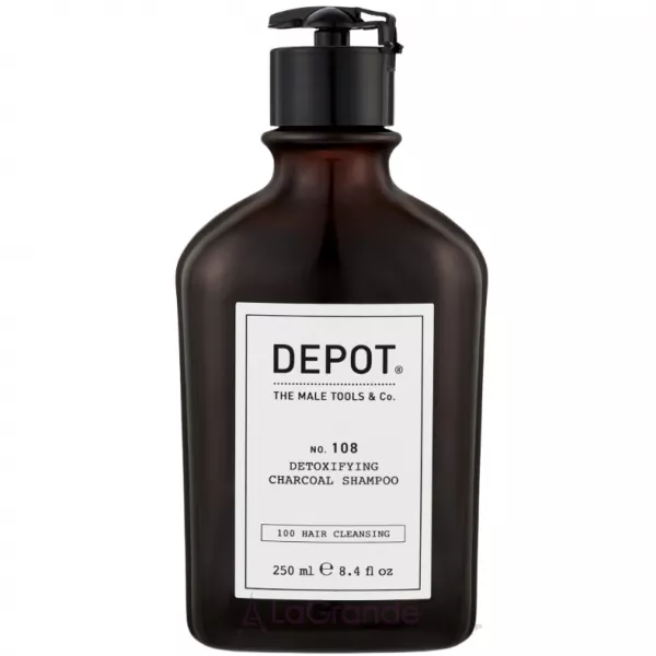 Depot Hair Cleansings 108 Detoxifying Charcoal Shampoo ������� ��� �������� ������� � ��������� �����