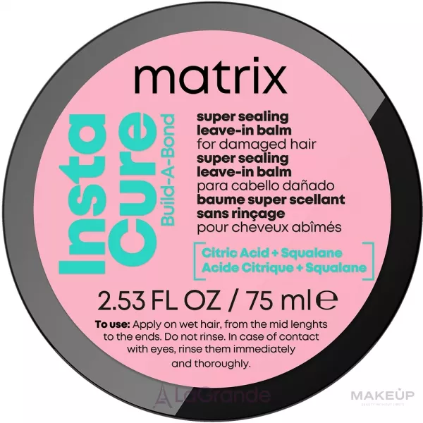 Matrix Instacure Build A Bond Leave-in Balm ��������� ����-�������, ������������� ��� �������� ���� ������������ �������