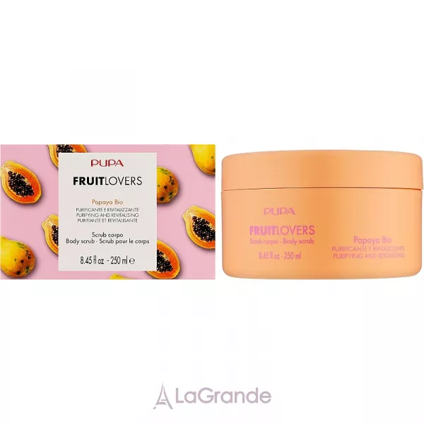 Pupa Fruit Lovers Papaya Bio Body Scrub ����� ��� ���� 