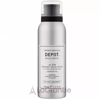 Depot No.210 Temporary Colour Mousse Anthracite    