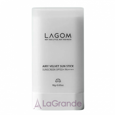 Lagom Airy Velvet Sun Stick SPF50+ PA++++   SPF50+