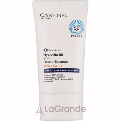 Carenel Hyaluvita B5 Sun Repair Essence SPF50+ PA++++   SPF50+