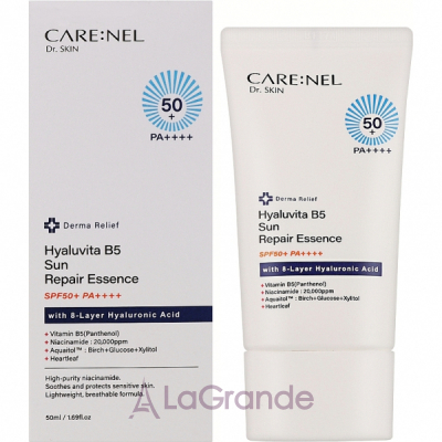 Carenel Hyaluvita B5 Sun Repair Essence SPF50+ PA++++   SPF50+