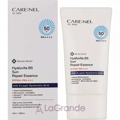 Carenel Hyaluvita B5 Sun Repair Essence SPF50+ PA++++   SPF50+