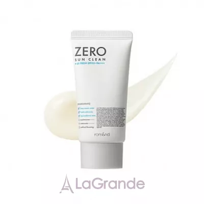 Rom&nd Zero Sun Clean   SPF50+ PA++++