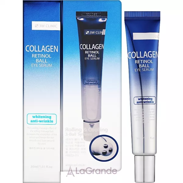 3W Clinic Collagen Retinol Eye Ball Serum ��������� ��� ���� ������ ���� � � ���������� � ���������
