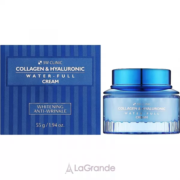 3W Clinic Collagen & Hyaluronic Water-Full Cream ���� ��� ���� � ���������� � ������������ ��������